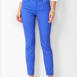 Talbots flawless five pocket slim ankle jeans